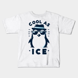 Cool as ice penguin Kids T-Shirt